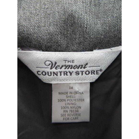 The Vermont Country Store Jacket 14 Blazer Coat Career Pockets Lined - Picture 8 of 9